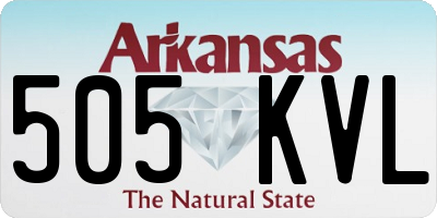 AR license plate 505KVL