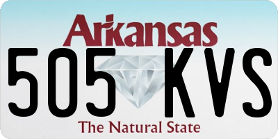 AR license plate 505KVS