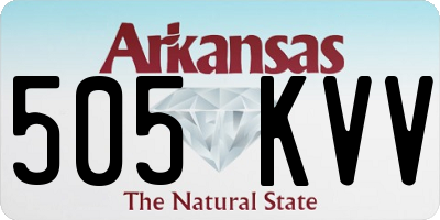 AR license plate 505KVV