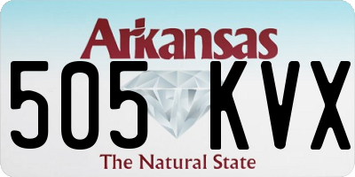 AR license plate 505KVX