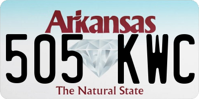 AR license plate 505KWC