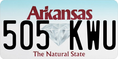 AR license plate 505KWU