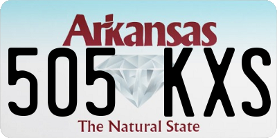 AR license plate 505KXS