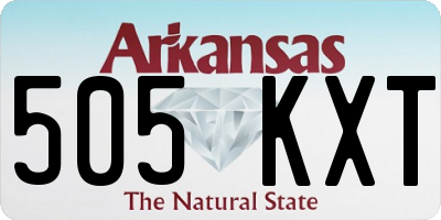 AR license plate 505KXT