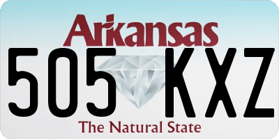 AR license plate 505KXZ