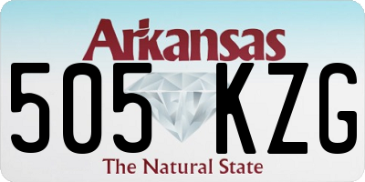 AR license plate 505KZG