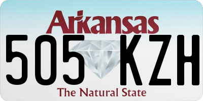 AR license plate 505KZH