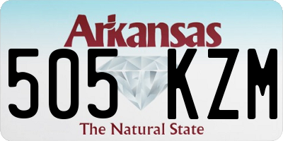 AR license plate 505KZM