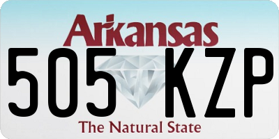 AR license plate 505KZP
