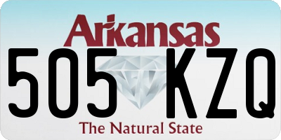 AR license plate 505KZQ