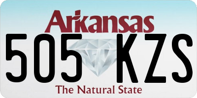 AR license plate 505KZS