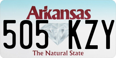 AR license plate 505KZY