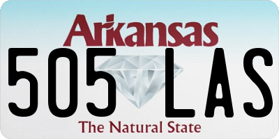 AR license plate 505LAS