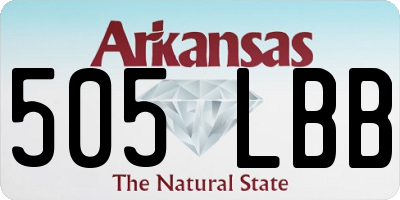AR license plate 505LBB