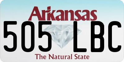 AR license plate 505LBC