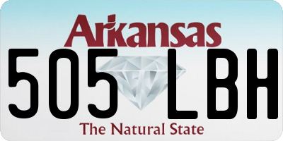 AR license plate 505LBH