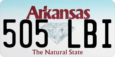 AR license plate 505LBI