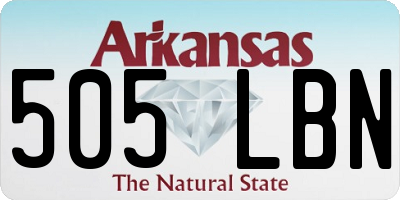 AR license plate 505LBN