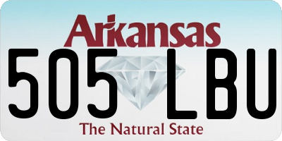 AR license plate 505LBU