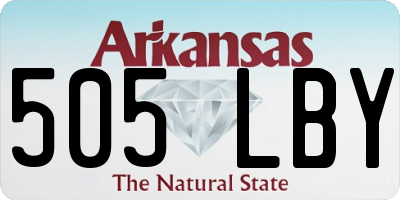 AR license plate 505LBY