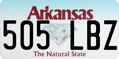 AR license plate 505LBZ