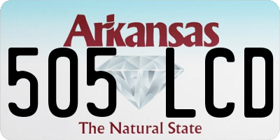 AR license plate 505LCD
