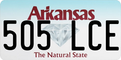 AR license plate 505LCE