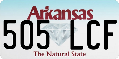 AR license plate 505LCF
