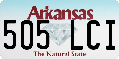 AR license plate 505LCI