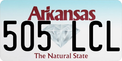 AR license plate 505LCL
