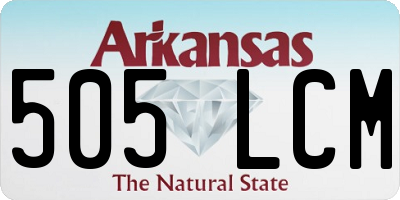 AR license plate 505LCM