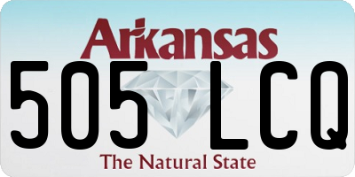 AR license plate 505LCQ