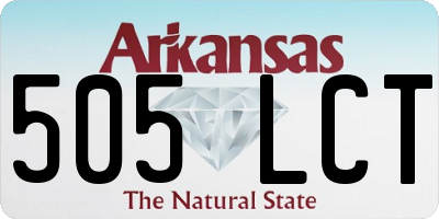AR license plate 505LCT