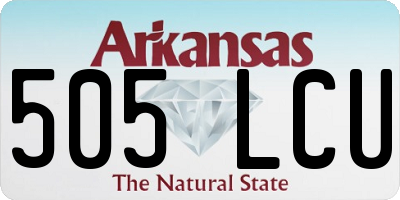 AR license plate 505LCU
