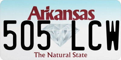 AR license plate 505LCW