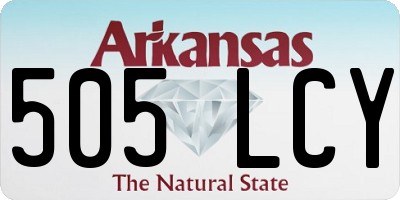AR license plate 505LCY