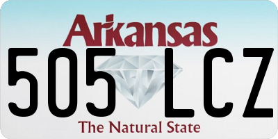 AR license plate 505LCZ