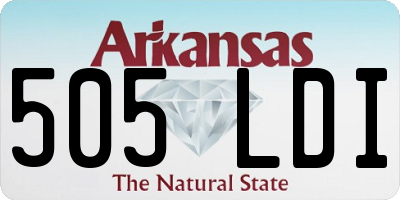 AR license plate 505LDI