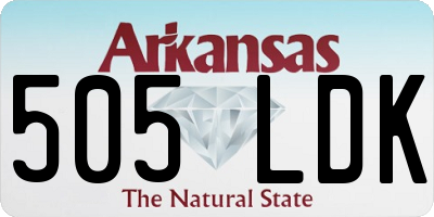 AR license plate 505LDK