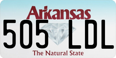 AR license plate 505LDL