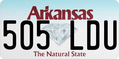 AR license plate 505LDU