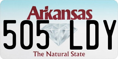 AR license plate 505LDY