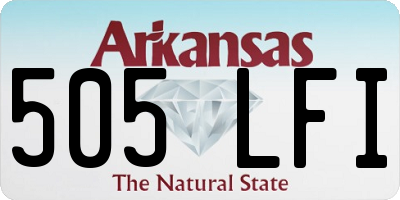AR license plate 505LFI
