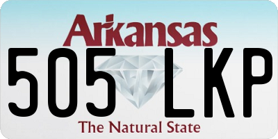 AR license plate 505LKP