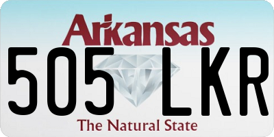 AR license plate 505LKR