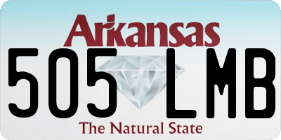 AR license plate 505LMB