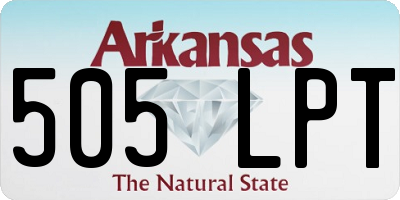 AR license plate 505LPT