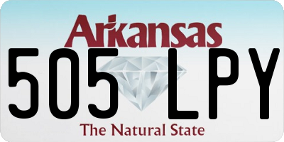 AR license plate 505LPY