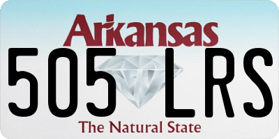 AR license plate 505LRS
