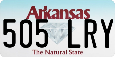 AR license plate 505LRY